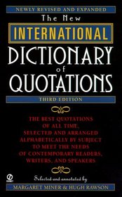 New International Dictionary of Quotations, 2nd Edition