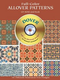 Full-Color Allover Patterns CD-ROM and Book