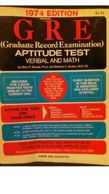 Graduate Record Examination Aptitude Test: A Review for the Verbal, Math and Analytical Ability Parts of the Test