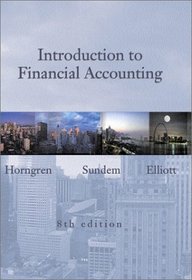 Introduction to Financial Accounting and Student CD package, Eighth Edition