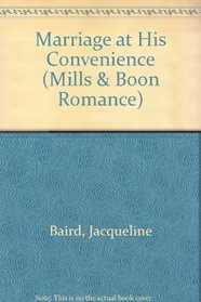 Marriage at His Convenience (Romance)