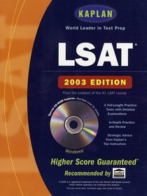 Kaplan LSAT with CD-ROM 2003