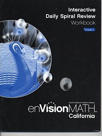 Interactive Daily Spiral Review Workbook Grade 5 CA (enVisionMATH)