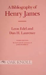 A Bibliography of Henry James (St. Paul's Bibliographies)