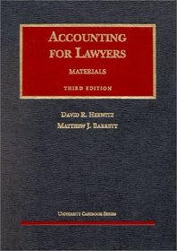 Materials on Accounting for Lawyers (Ahrq Publication,)