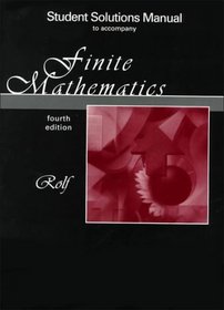 Student Solutions Manual to Accompany Finite Mathematics