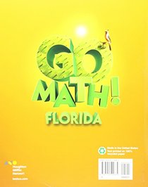 Houghton Mifflin Harcourt Go Math! Florida, Grade 5, 2015, Student Edition