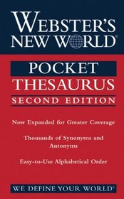 Webster's New World Pocket Thesaurus