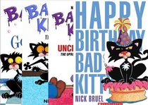 Bad Kitty 4 Book Set in Slipcase (Includes Bad Kitty Meets the Baby; Bad Kitty Vs Uncle Murray, Bad Kitty Gets A Bath; Happy Birthday, Bad Kitty)