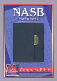 NASB Compact Bible, Black - Snap Flap, BL