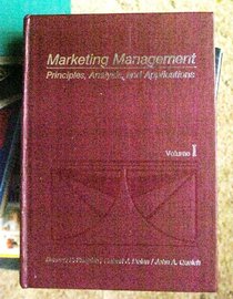 Marketing Management: Principles, Analysis and Applications (Irwin Series in Marketing)