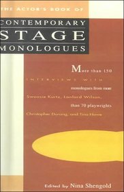 Actor's Book of Contemporary Stage Monologues