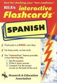 Spanish Interactive Flashcards Book (REA) (Flash Card Books)