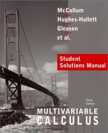 Calculus, Multivariable, Student Solutions Manual