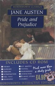 Pride and Prejudice with CDROM (Wordsworth Interactive Editions)