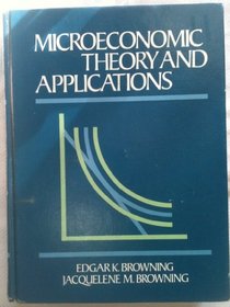 Microeconomic Theory And Applications