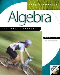 Algebra for College Students with Student CD-ROM Windows mandatory package