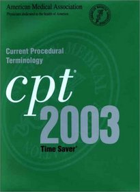 Current Procedural Terminology Cpt 2003