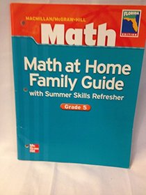 Math At Home Family Guide with Summer Skills Refresher Florida Edition