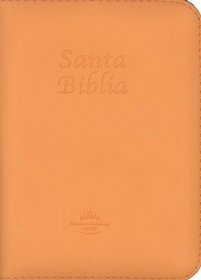 RVR60 SPANISH BIBLE w ZIPPER ORANGE (Spanish Edition)