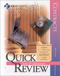 Contracts Sixth Edition Quick Review (Sum  Substance Quick Review)