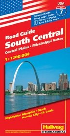 Rand McNally Hallwag South Central Road Map (USA Road Guides)