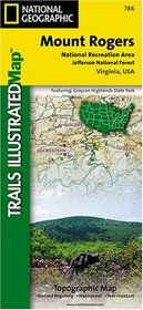 Mount Rogers National Recreation Area Trails Illustrated Map # 786 (National Geographic Maps: Trails Illustrated)