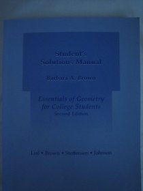 Student Solutions Manual for Essentials of Geometry for College Students