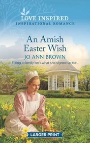 An Amish Easter Wish (Green Mountain Blessings, Bk 2) (Love Inspired, No 1273) (Larger Print)