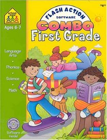 Flash Action Software Combo (School Zone, First Grade) (CD included)