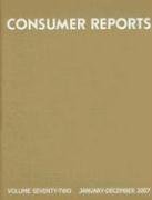 Consumer Reports Bound Volume 2007