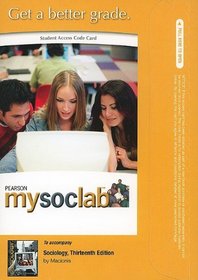 MySocLab Student Access Code Card for Sociology (Standalone) (13th Edition)