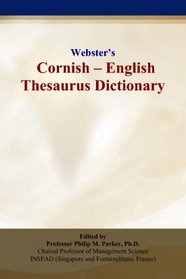 Websters Cornish - English Thesaurus Dictionary