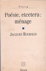 Poesie, etcetera: Menage (Versus) (French Edition)