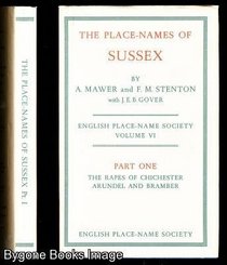 English Place-Name Society (County Volumes of the Survey of English Place-names) (Part 1)