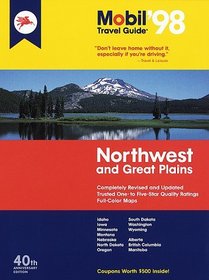 Mobil 98: Northwest and the Great Plains (Mobil Travel Guides)