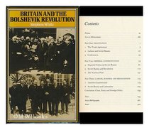 Britain and the Bolshevik Revolution: A Study in the Politics of Diplomacy, 1920-1924