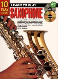 10 EASY LESSONS SAXOPHONE DVD AND BOOKLET IN CASE