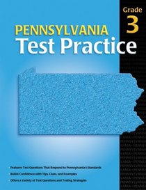 Pennsylvania Test Practice Student Edition, Consumable Grade 3