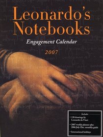 Leonardo's Notebooks Engagement Calendar 2007