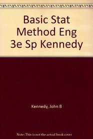 Basic Stat Method Eng 3e Sp Kennedy