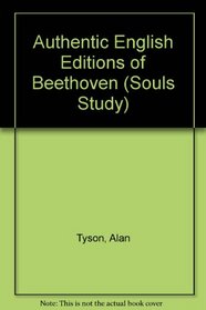 The Authentic English Editions of Beethoven