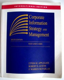Corporate Information Strategies and Management (International Edition) - Applegate - Paperback -