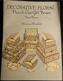 Decorative Floral Punch-Out Gift Boxes