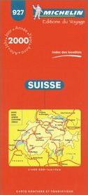 Michelin Switzerland Map No. 927 (Michelin Maps & Atlases)