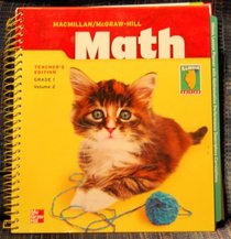 MacMillan/McGraw-Hill Math Teacher's Edition Grade 1 Volume 2 (Illinois Edition)