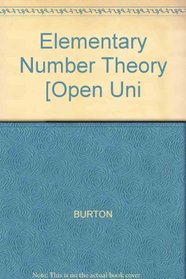 Elementary Number Theory [Open Uni