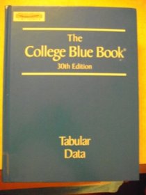The College Blue Book Tabular Data (Volume 2)