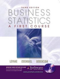 Value Pack: Business Statistics:a First Course and CD-Rom with Mathematics for Economics and Business