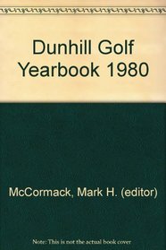 Dunhill golf yearbook 1980